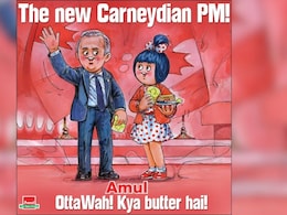 Amul Hails Mark Carney As Canadian Prime Minister With Creative Topical - See Post
