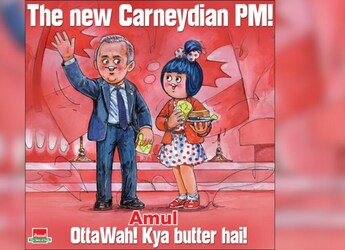 Amul Hails Mark Carney As Canadian Prime Minister With Creative Topical - See Post Amul Hails Mark Carney As Canadian Prime Minister With Creative Topical - See Post