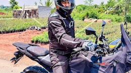 KTM 390 Adventure-Rivalling TVS Apache RTX ADV Spied