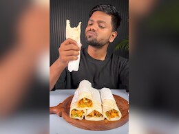 "Appreciate The Honesty": Vlogger's Honest Reaction To Fish Shawarma Has Internet In Stitches