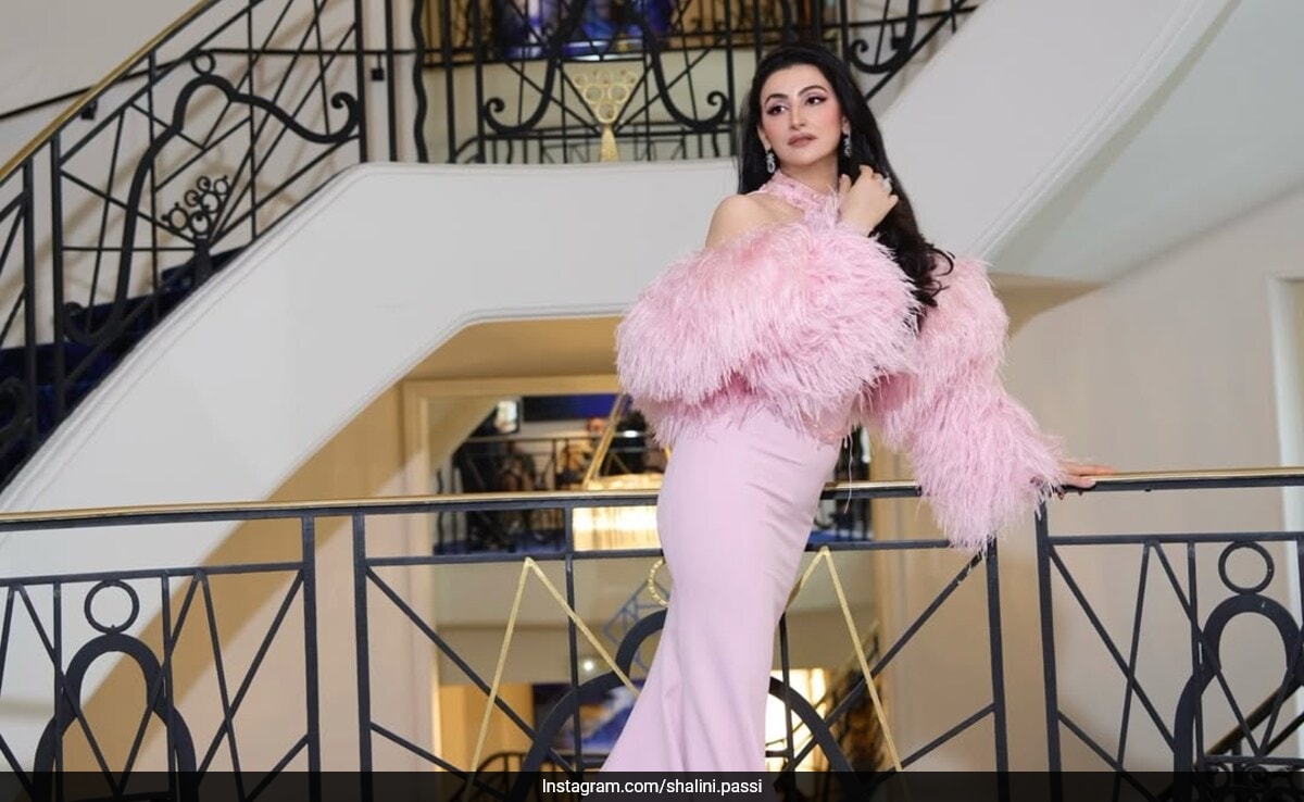 cannes pink dress Hannah Waddingham Pretty In Pink For Cannes Premiere