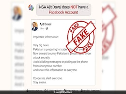Is NSA Ajit Doval On Facebook? Government Fact Check Exposes Fake Post Is NSA Ajit Doval On Facebook? Government Fact Check Exposes Fake Post
