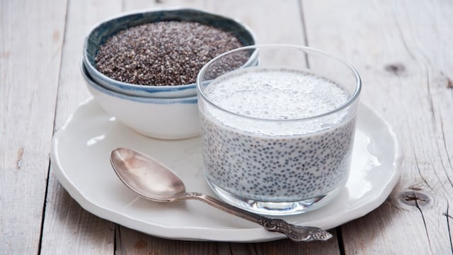 Chia seeds are a good source of protein and omega-3 fatty acids