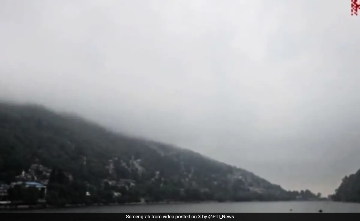 nainital Според сигнала издаден от индийския метеорологичен отдел има постоянен