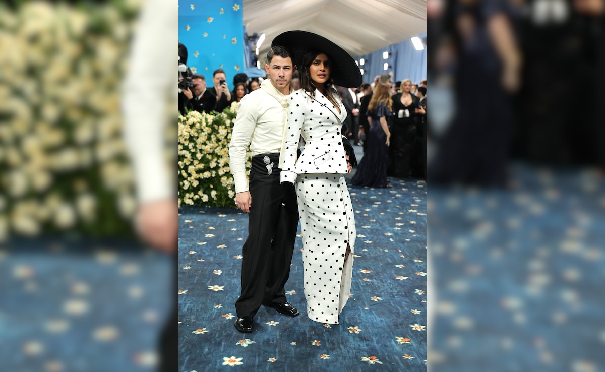 Priyanka Chopra looks ethereal in a polka dot ensemble. Photo: AFP Priyanka Chopra looks ethereal in a polka dot ensemble. Photo: AFP