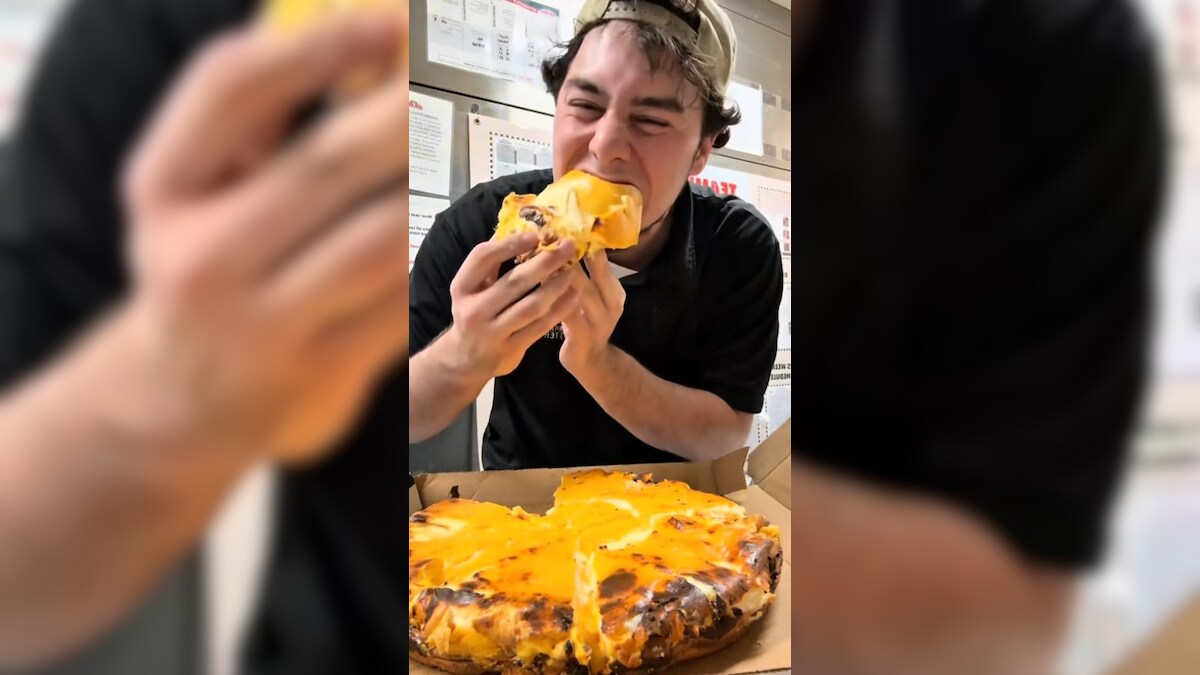 Pizza Maker Creates Viral Pizza with 500 Cheese Slices