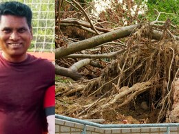 Chhatrapati Sambhajinagar News : पत्नीची भेट अपूर्णच राहिली, अंगावर झाड कोसळून सरकारी अधिकाऱ्याचा मृत्यू