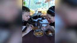 Watch: Foreign Motorcyclists Try Misal Pav For The First Time In Maharashtra, Video Is Viral
