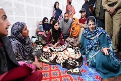 PDP Chief Mehbooba Mufti Visits Relief Camp In Uri, Jammu & Kashmir PDP Chief Mehbooba Mufti Visits Relief Camp In Uri, Jammu & Kashmir