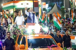 PM Modi Holds Roadshow In Ahmedabad, After Vadodara And Bhuj PM Modi Holds Roadshow In Ahmedabad, After Vadodara And Bhuj