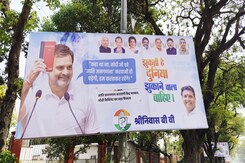 "World Bows Down...": Congress Poster Claims Credit For Centre's Caste Move "World Bows Down...": Congress Poster Claims Credit For Centre's Caste Move