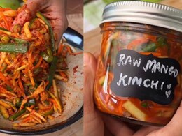 No-Oil Raw Mango Kimchi Recipe: A Must-Try For Kimchi Lovers Who Want To Eat Healthy No-Oil Raw Mango Kimchi Recipe: A Must-Try For Kimchi Lovers Who Want To Eat Healthy