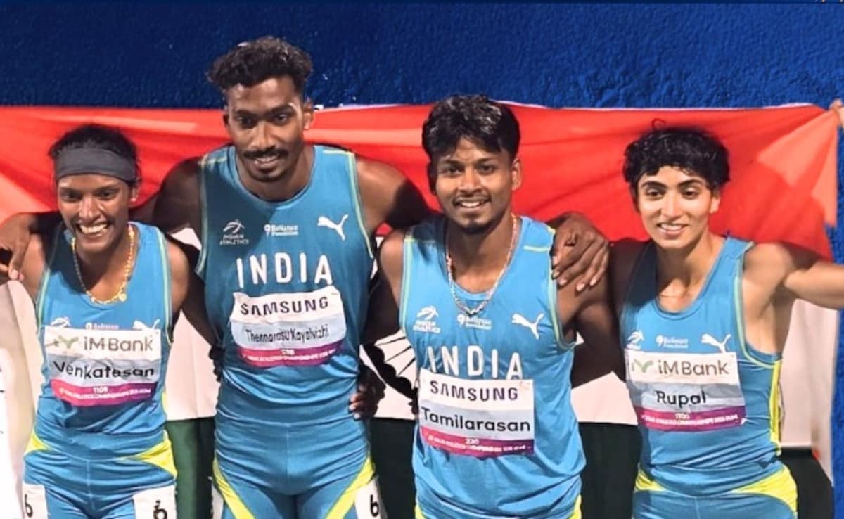 India Win Gold In Mixed Relay; Tejaswin Shankar, 3 Others Bag Silver At Asian Athletics Championships