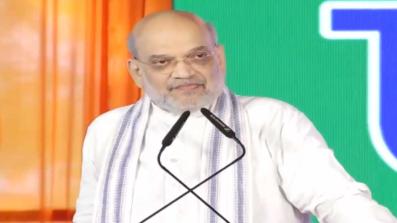 Home Minister Amit Shah Addresses Rally In Maharashtra's Nanded