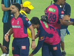 Vaibhav Suryavanshi's Ultimate Gesture Of Respect For MS Dhoni After 'Battle Of Generations'