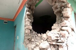 Videos Show Damaged Houses, Cars In J&K Border Towns By Pakistan Shelling Videos Show Damaged Houses, Cars In J&K Border Towns By Pakistan Shelling