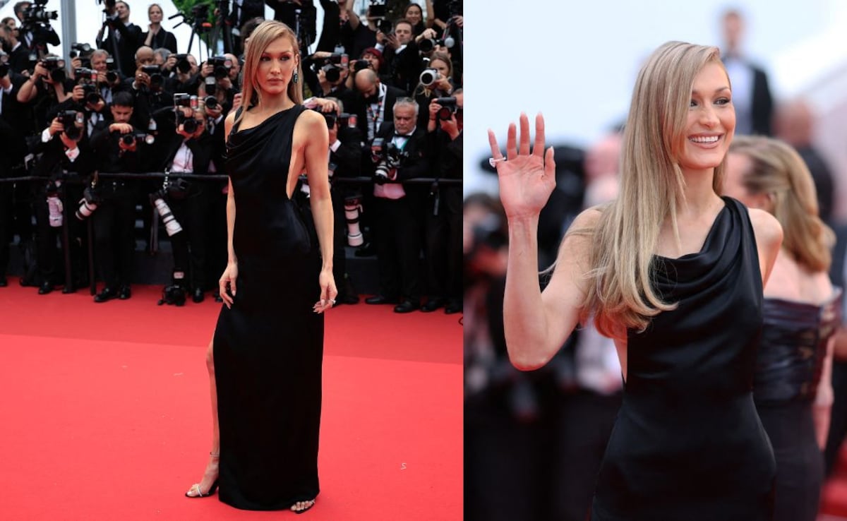 Bella Hadid looked unrecognisable at Cannes Film Festival 2025. Photo: AFP