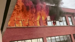 Video: Huge Fire Erupts At Delhi College, 11 Fire Engines At Spot