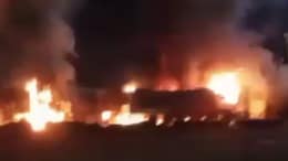 Accident Sparks Mob Attack In Meghalaya, 15 Trucks Set On Fire