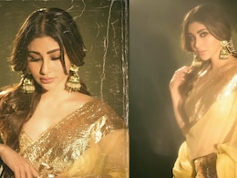 Mouni Roy's All-Gold Saree Moment Is Simply Stunning Mouni Roy's All-Gold Saree Moment Is Simply Stunning
