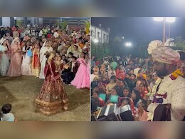 स्वतःच्याच लग्नात नववधूचा काजोलच्या गाण्यावर धमाकेदार डान्स! पाहणाऱ्यांच्या अंगावर आले शहारे, लग्नच विसरले स्वतःच्याच लग्नात नववधूचा काजोलच्या गाण्यावर धमाकेदार डान्स! पाहणाऱ्यांच्या अंगावर आले शहारे, लग्नच विसरले