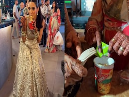 Watch: Bride's Love For Instant Noodles Inspires Late-Night Ramen Bar At Indian Wedding Watch: Bride's Love For Instant Noodles Inspires Late-Night Ramen Bar At Indian Wedding