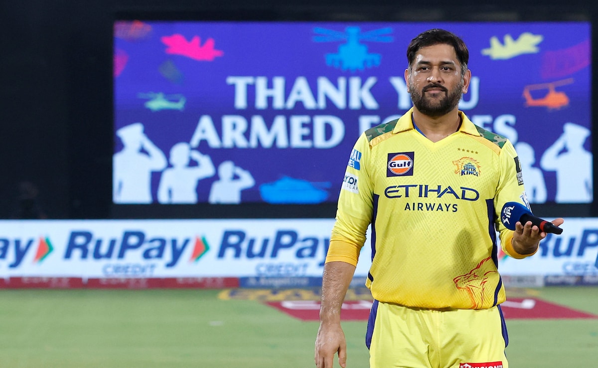 MS Dhoni Makes Big Remark On Future With CSK: "Dont Think Ill Be Playing..."