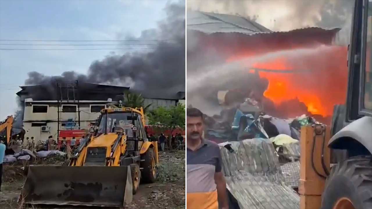 Massive Fire At Maharashtra Factory, 3 Rescued, 6 Still Trapped