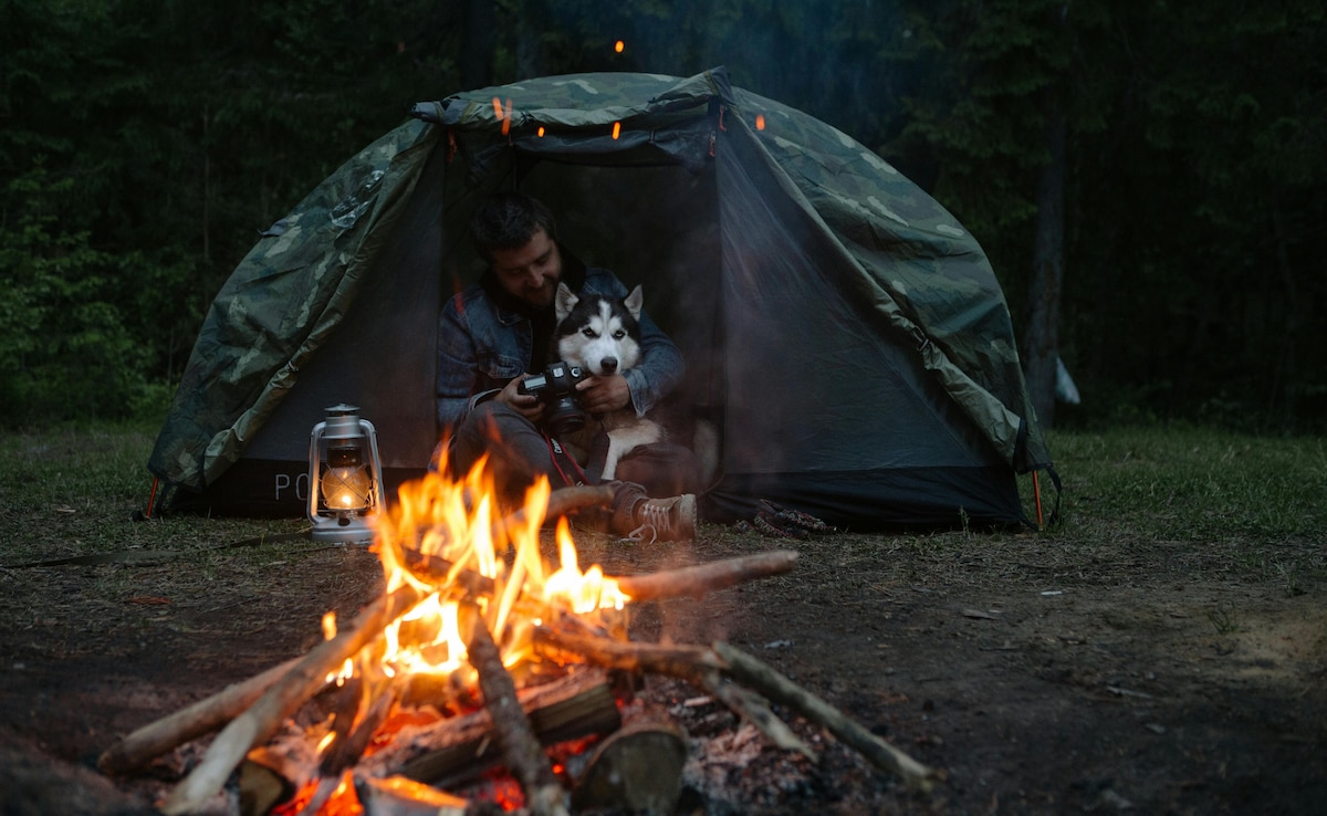 Pick the right camping spot. Photo: Pexels