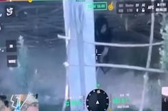 Drone Footage Shows Terrorists Hiding In Shed Before Fierce J&K Encounter Drone Footage Shows Terrorists Hiding In Shed Before Fierce J&K Encounter