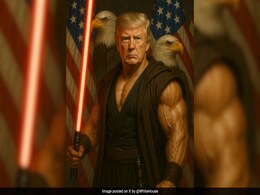 White House Shares AI Image Of Trump As Muscular Jedi On Star Wars Day White House Shares AI Image Of Trump As Muscular Jedi On Star Wars Day