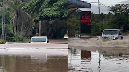 Mahindra Thar Turns Boat On Flooded Road: Watch Viral Video