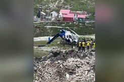 Air Ambulance Chopper Hits Side Of Helipad In Kedarnath, All Safe Air Ambulance Chopper Hits Side Of Helipad In Kedarnath, All Safe