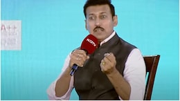 NDTV Emerging Business Conclave: राज्यवर्धन सिंह राठौड़ का राहुल गांधी को जवाब, 'ठोक कर बोलें या बोलकर ठोकें... जवाब जरूरी है'