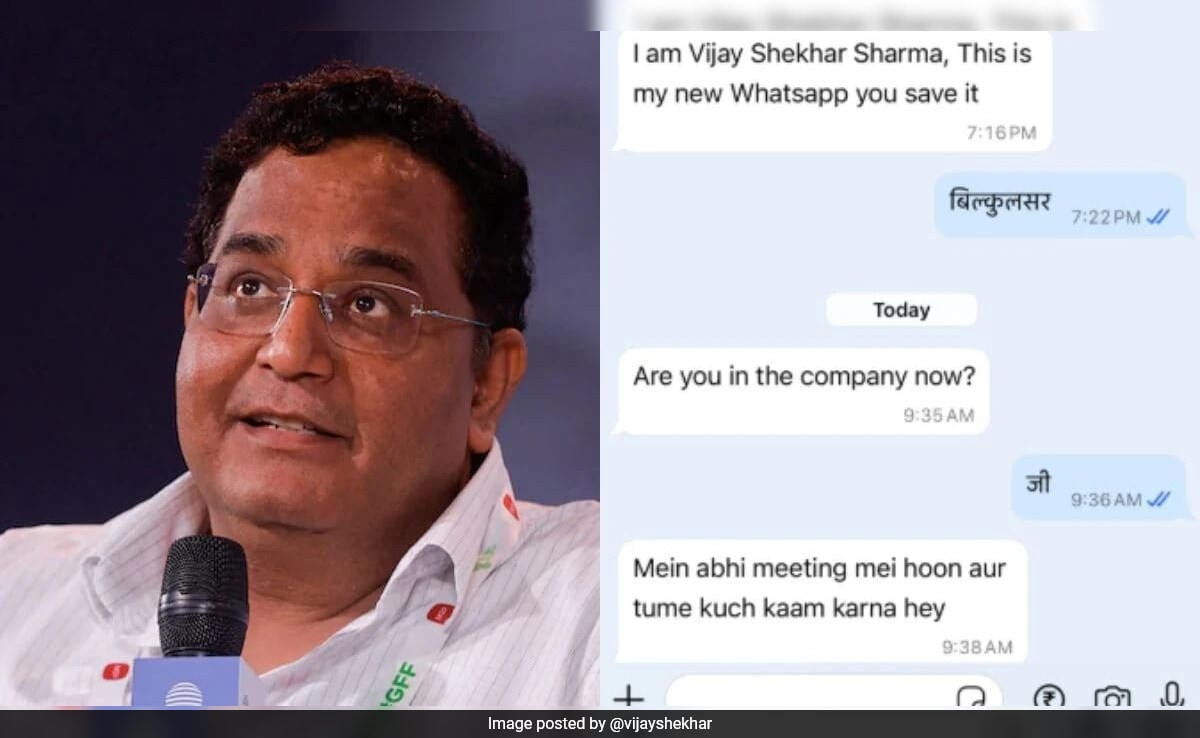 New Delhi Виджай Шехар Шарма началникът на Paytm остави своите