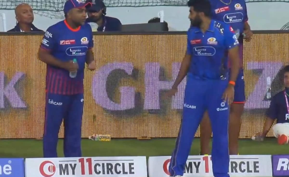 "Panicking...": Jasprit Bumrah's Viral 'Calm Down' Gesture At Mahela Jayawardene In IPL 2025 Eliminator Decoded