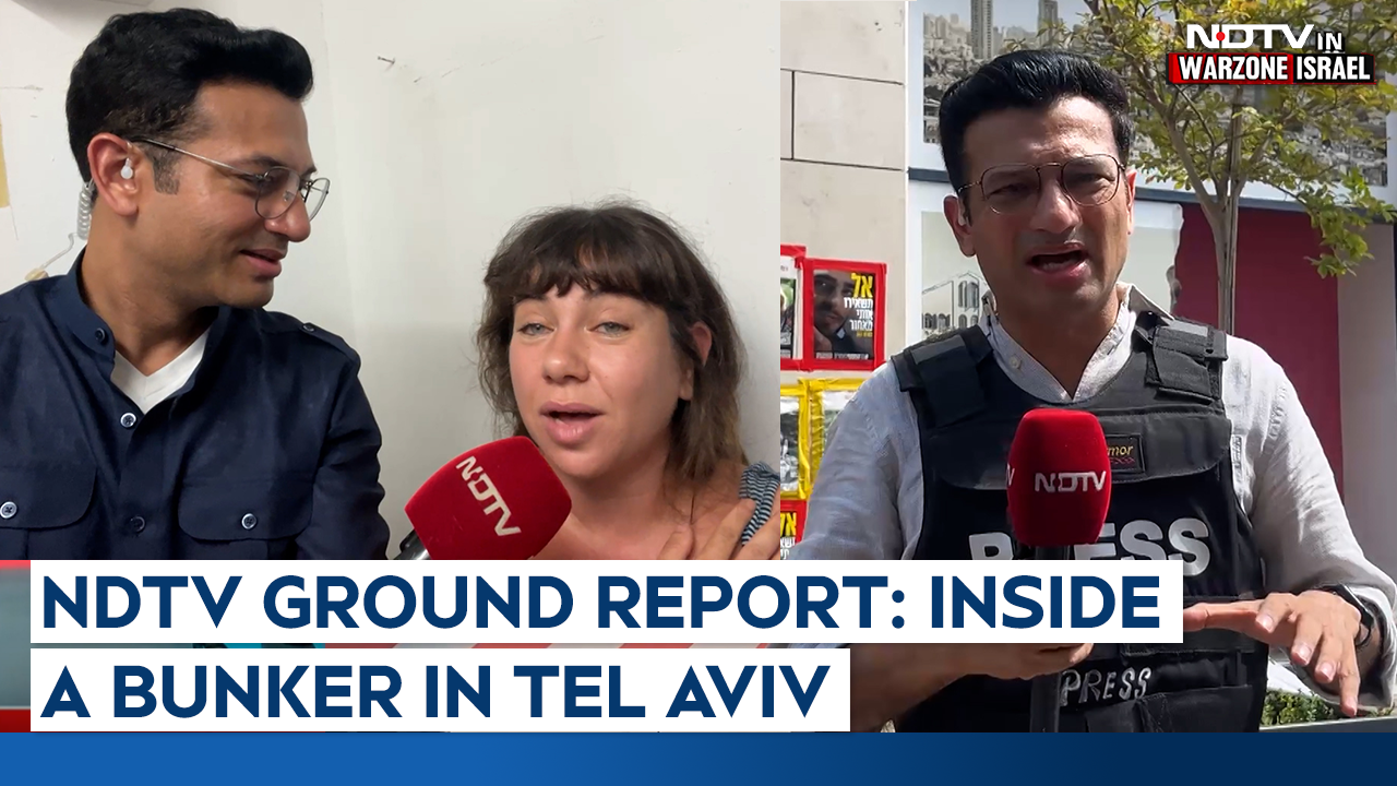 NDTV Ground Report: Inside A Bunker In Tel Aviv Amid Iranian Attacks
