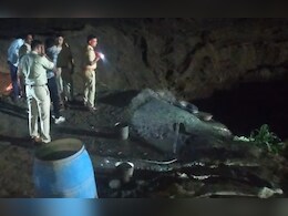 रतलाम में बड़ा हादसा: निर्माण के दौरान धंसा कुआं, दो कामगार दबे; देर रात बचाव कार्य जारी