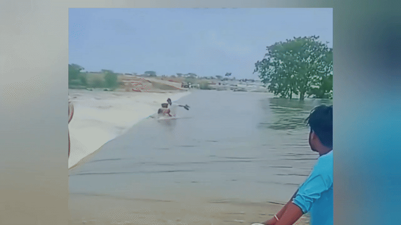 VIDEO: पानी के तेज बहाव में बहे तीन दोस्त, बारां से पिकनिक मनाने बूंदी आए थे तीनों