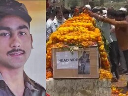 अलवर के लाल अग्निवीर संजीव सैनी को बड़े भाई ने नम आंखों से दी विदाई , एक महीने पहले ही हुई थी सगाई