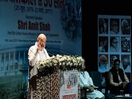 "We Overcame Dark Chapter Like Emergency As Our Nation...": Amit Shah "We Overcame Dark Chapter Like Emergency As Our Nation...": Amit Shah
