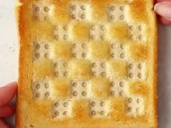 Viral Video: Woman Makes Buttered 'Lego Toast',  Internet Has Mixed Reactions Viral Video: Woman Makes Buttered 'Lego Toast',  Internet Has Mixed Reactions