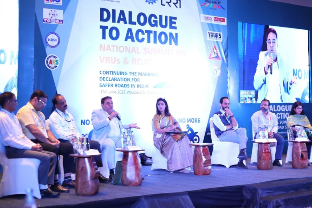 Steelbird MD Rajeev Kapur at National Summit on Vulnerable Road Users (VRUs) and Road Safety Steelbird MD Rajeev Kapur at National Summit on Vulnerable Road Users (VRUs) and Road Safety