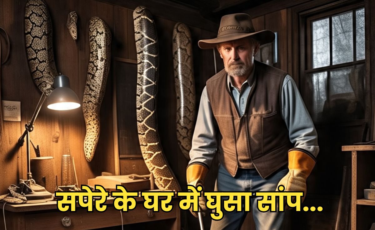 Snake: जब सपेरे के घर में ही घुस गया सांप, बड़ी मुश्किल से काबू में आया 6 फीट लंबा सांप