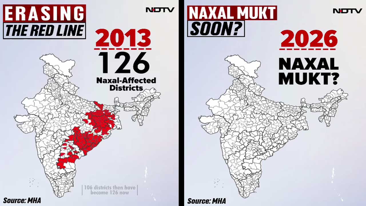 India's Fight Against Maoism: Visualised In Graphics