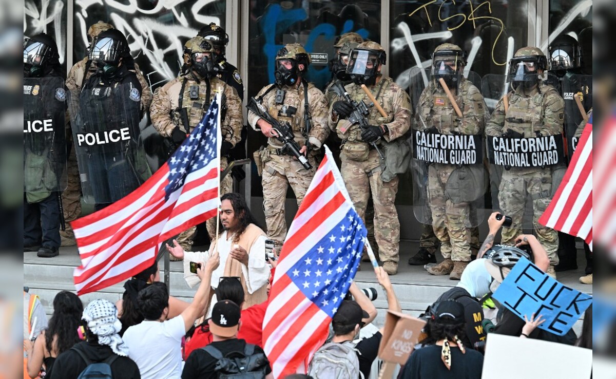 Los Angeles mayor Karen Bass has imposed a partial curfew to tackle looting and violence during protests. Los Angeles mayor Karen Bass has imposed a partial curfew to tackle looting and violence during protests.