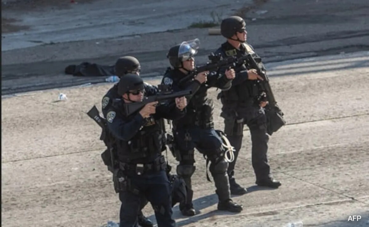 Ню Мексико US troops have made their first detentions inside