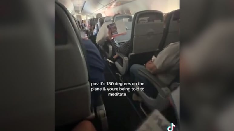 Cabin Crew Asks Passengers To "Meditate" As AC Stops Working Mid-Flight, Video Goes Viral