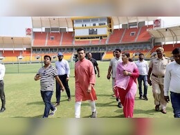 Rajasthan: राजसमंद में खेल मंत्री राठौड़ ने किया स्टेडियम का निरीक्षण, बोले- खेल अब राष्ट्र निर्माण का अभियान