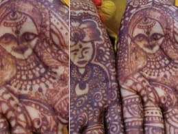 एनाबेल और तात्या बिच्छू बना दिया... पार्लर वाली दीदी ने दुल्हन के हाथों पर लगाई ऐसी मेहंदी, डिजाइन देख डर गए लोग! एनाबेल और तात्या बिच्छू बना दिया... पार्लर वाली दीदी ने दुल्हन के हाथों पर लगाई ऐसी मेहंदी, डिजाइन देख डर गए लोग!